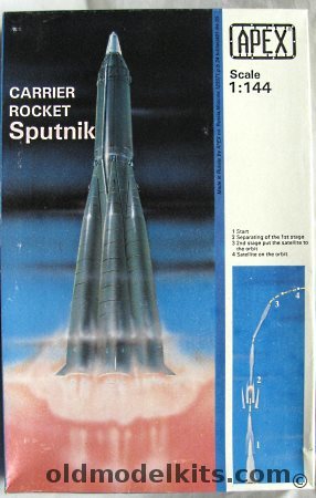 Apex 1/144 R-7 ICBM Sputnik Launcher, ML1002 plastic model kit